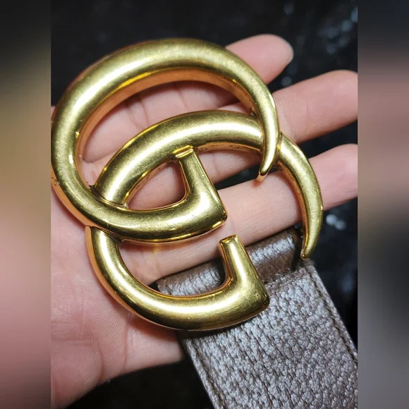 GUCCI 400593 Jumbo GG Canvas Leather Belt Waist 120 48 - Picture 10 of 10